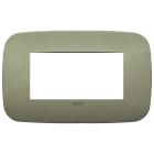 VIMAR - Placca tonda 4 moduli in tecnopolimero verde
