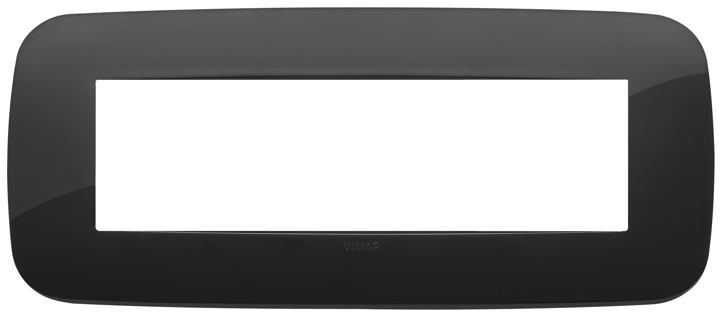 VIMAR - PLACCA ROUND 7M NERO