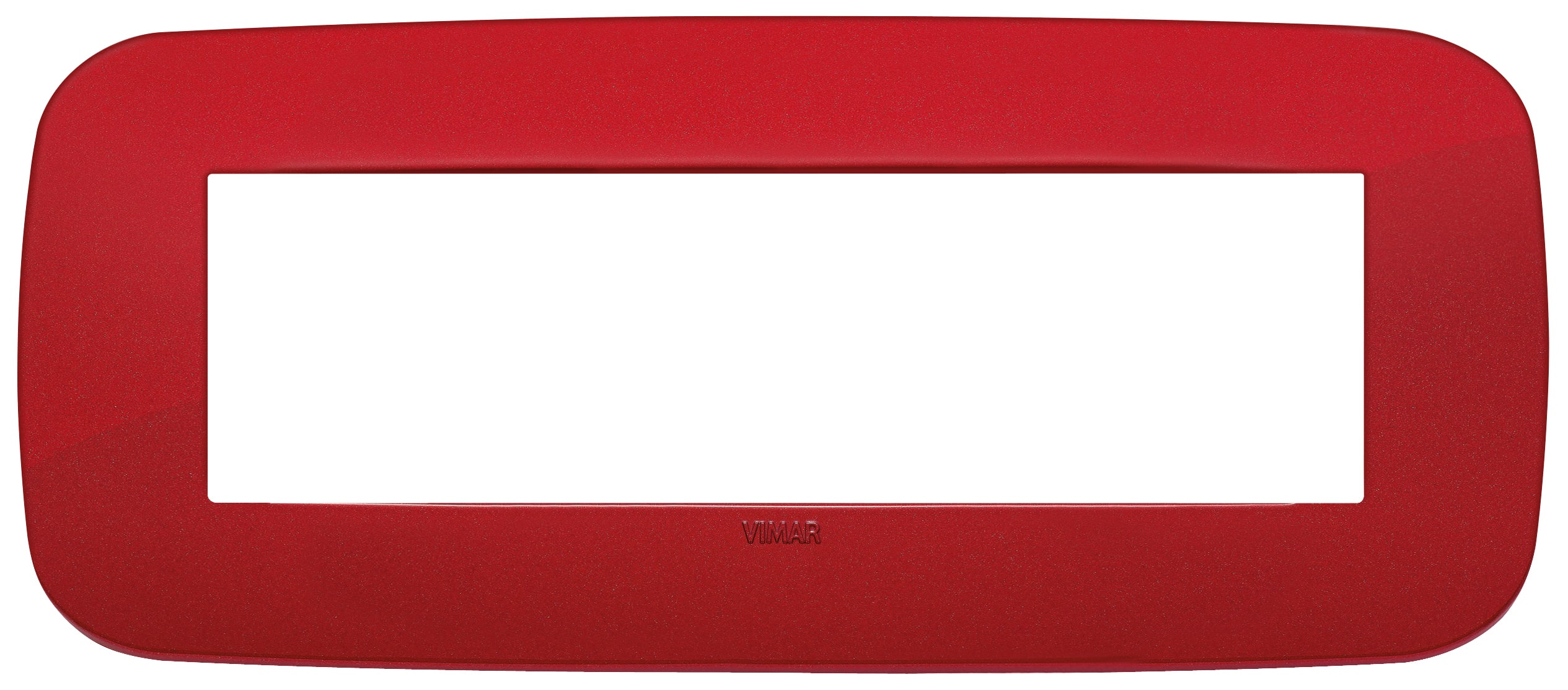 VIMAR - PLACCA ROUND 7M ROSSO