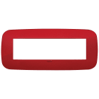 VIMAR - PLACCA ROUND 7M ROSSO