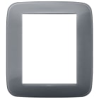 VIMAR - PLACCA ROUND 8M REFLEX GRIGIO FUME
