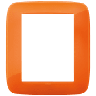 VIMAR - PLACCA ROUND 8M REFLEX ORANGE