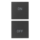 VIMAR - DUE MEZZI TASTI 1M SIMBOLI ON/OFF GRIGIO