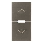 VIMAR - DUE MEZZI TASTI 1M SIMBOLI FRECCE METAL