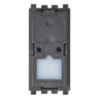 VIMAR - Devaitore 1P 20Ax Illuminabile Da Completare Con Tasto 1-2-3 Moduli Max 250 W Per Lampade Con Alimentatore Integrato