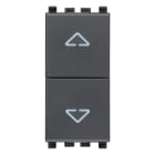 VIMAR - DUE PULSANTI INTERBLOCC.NO+NO 10A GRIGIO