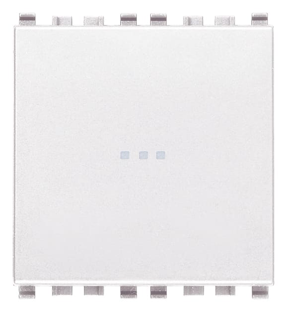 VIMAR - PULSANTE 1P NO 10A ASSIALE 2M BIANCO