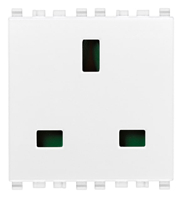 VIMAR - PRESA 2P+T 13A INGLESE BIANCO