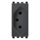 VIMAR - PRESA SICURY 2P+T 10A BRASILIANO GRIGIO