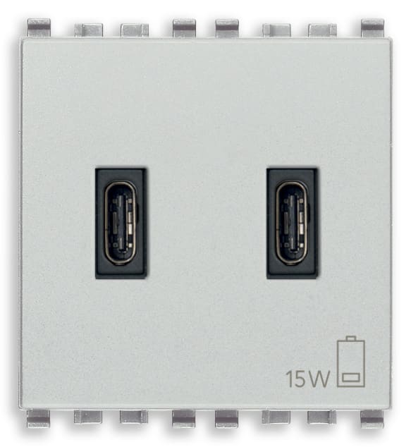 VIMAR - ALIMENTATORE USB C+C 15W 3A 5V 2M NEXT