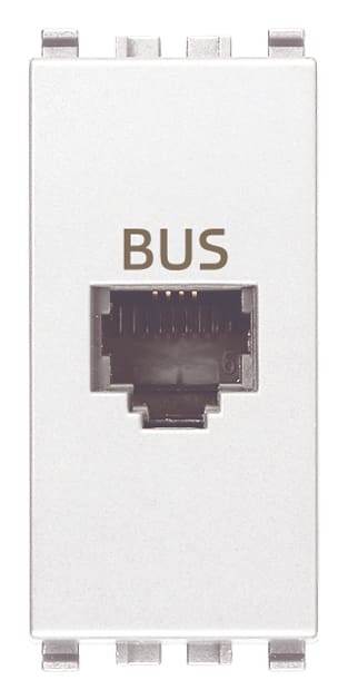 VIMAR - Presa RJ11 Speciale per Bus Bianco - Morsetti a Vite
