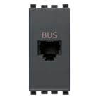 VIMAR - Presa RJ11 Speciale per Bus Grigio con Morsetti a Vite