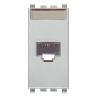VIMAR - Presa RJ45 Netsafe Cat5E UTP Next - Connettore Universale T568A/B, 8 Contatti, Morsetti Ad Incisione D'Isolante