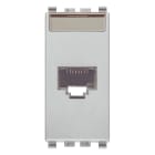 VIMAR - Presa RJ45 Netsafe Cat6 UTP Next - Connettore Universale T568A/B, 8 Contatti, Morsetti Ad Incisione D'Isolante