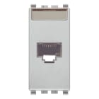 VIMAR - Presa RJ45 Cat6A UTP Netsafe Next - Connettore Universale T568A/B, 8 Contatti, Morsetti Ad Incisione D'Isolante