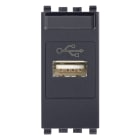 VIMAR - Presa USB Grigio Standard Morsetti Vite