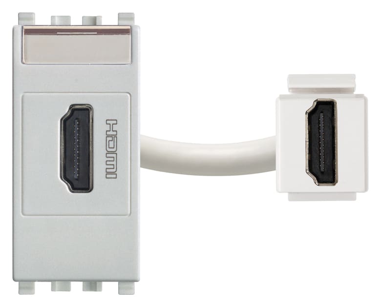VIMAR - Presa HDMI 2.1B Standard con Aggancio Keystone Next