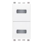 VIMAR - DOPPIA SPIA NEUTRA BIANCO