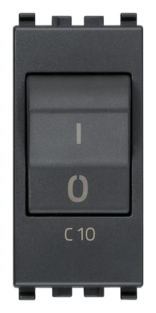 VIMAR - INTERRUTTORE MT 1P+N C10 120-230V GRIGIO