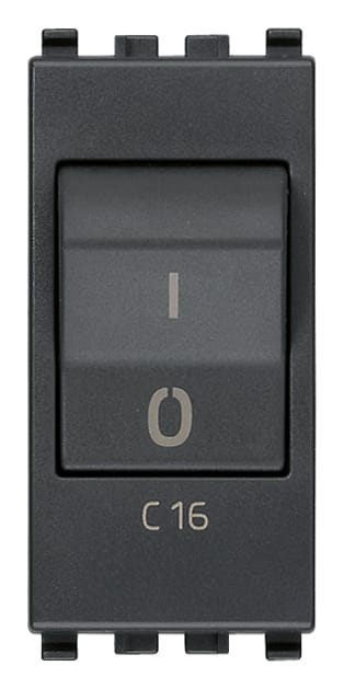 VIMAR - INTERRUTTORE MT 1P+N C16 120-230V GRIGIO