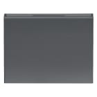 VIMAR - Cover per tasca portabadge 2M grigio - porta tessere NFC/Rfid ed interruttore a badge, 2 moduli