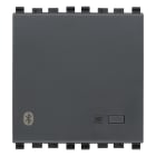 VIMAR - Amplificatore Bluetooth 4+4W Grigio Stereo 2 Uscite Diffusori 8 Ohm Ricevitore Incorporato Ingresso Line Alimentazione 12Vdc