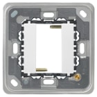 VIMAR - Supporto 1 Modulo Bianco con Viti per Scatole Quadrate.