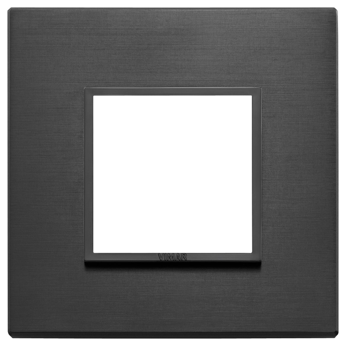 VIMAR - PLACCA 2M NERO TOTALE