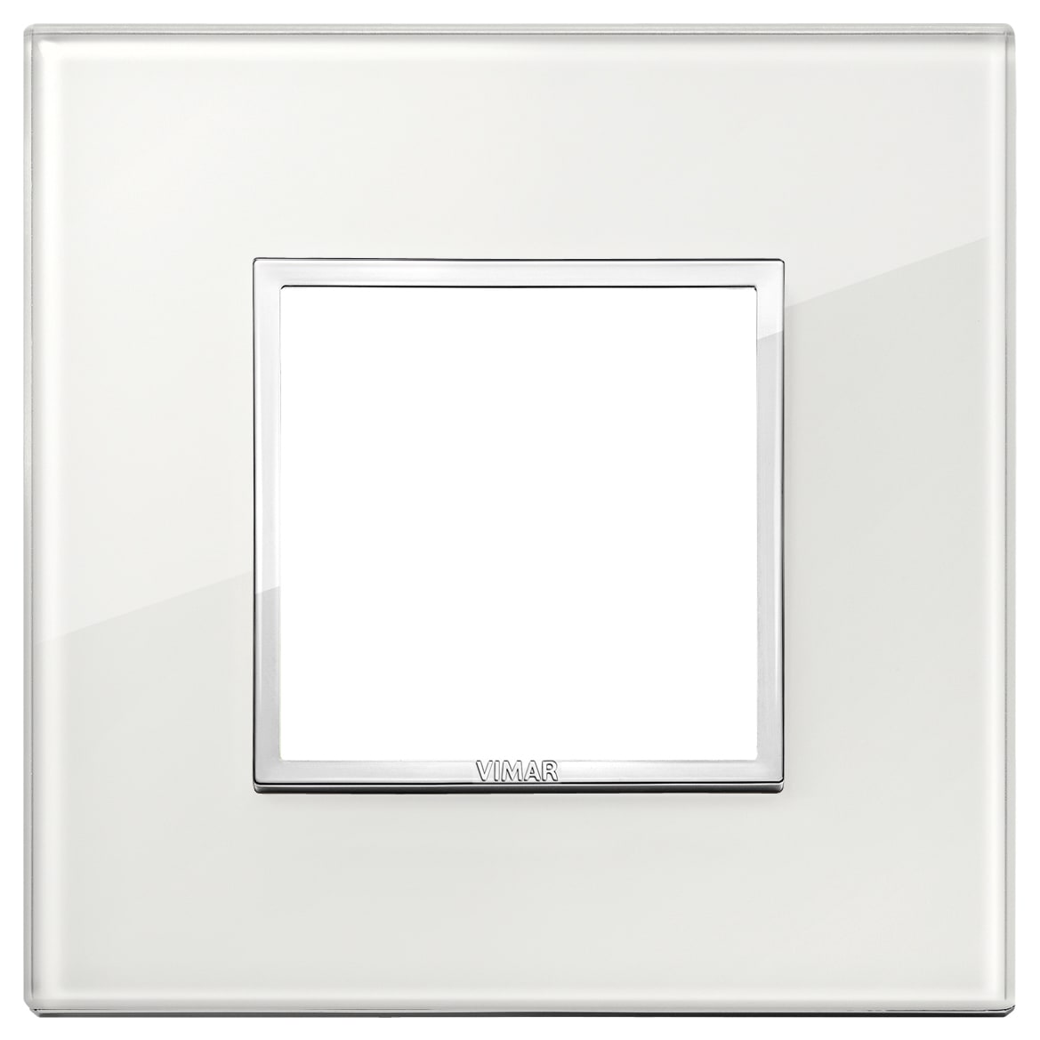 VIMAR - PLACCA 2M BIANCO DIAMANTE