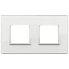 VIMAR - PLACCA 4M (2+2) INT71 BIANCO DIAMANTE