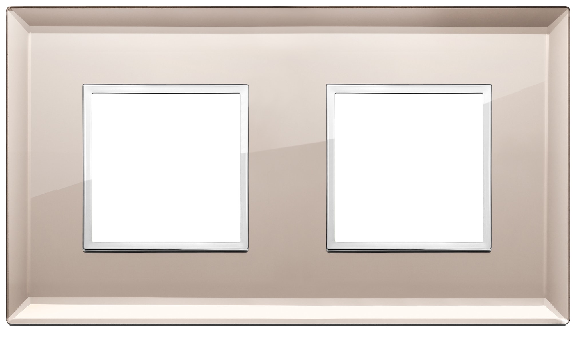 VIMAR - PLACCA 4M (2+2) INT71 SPECCHIO BRONZATO