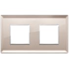 VIMAR - PLACCA 4M (2+2) INT71 SPECCHIO BRONZATO