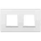VIMAR - PLACCA 4M (2+2)INT71 BIANCO TOT DIAMANTE