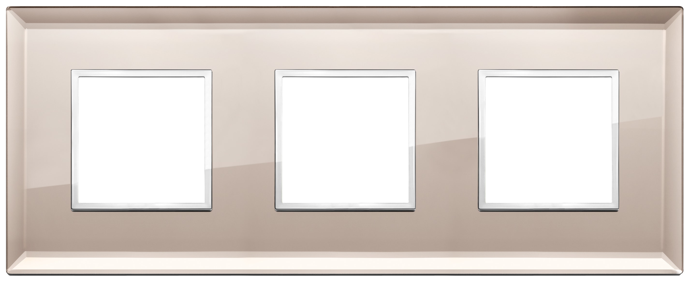 VIMAR - PLACCA 6M (2+2+2)INT71 SPECCHIO BRONZATO