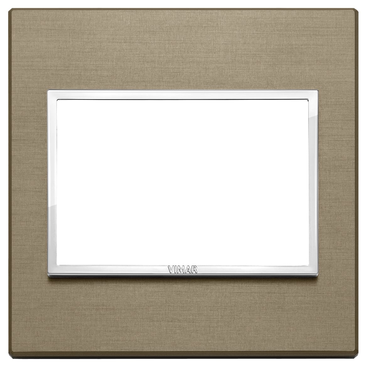 VIMAR - PLACCA 3M BS BRONZO SCURO