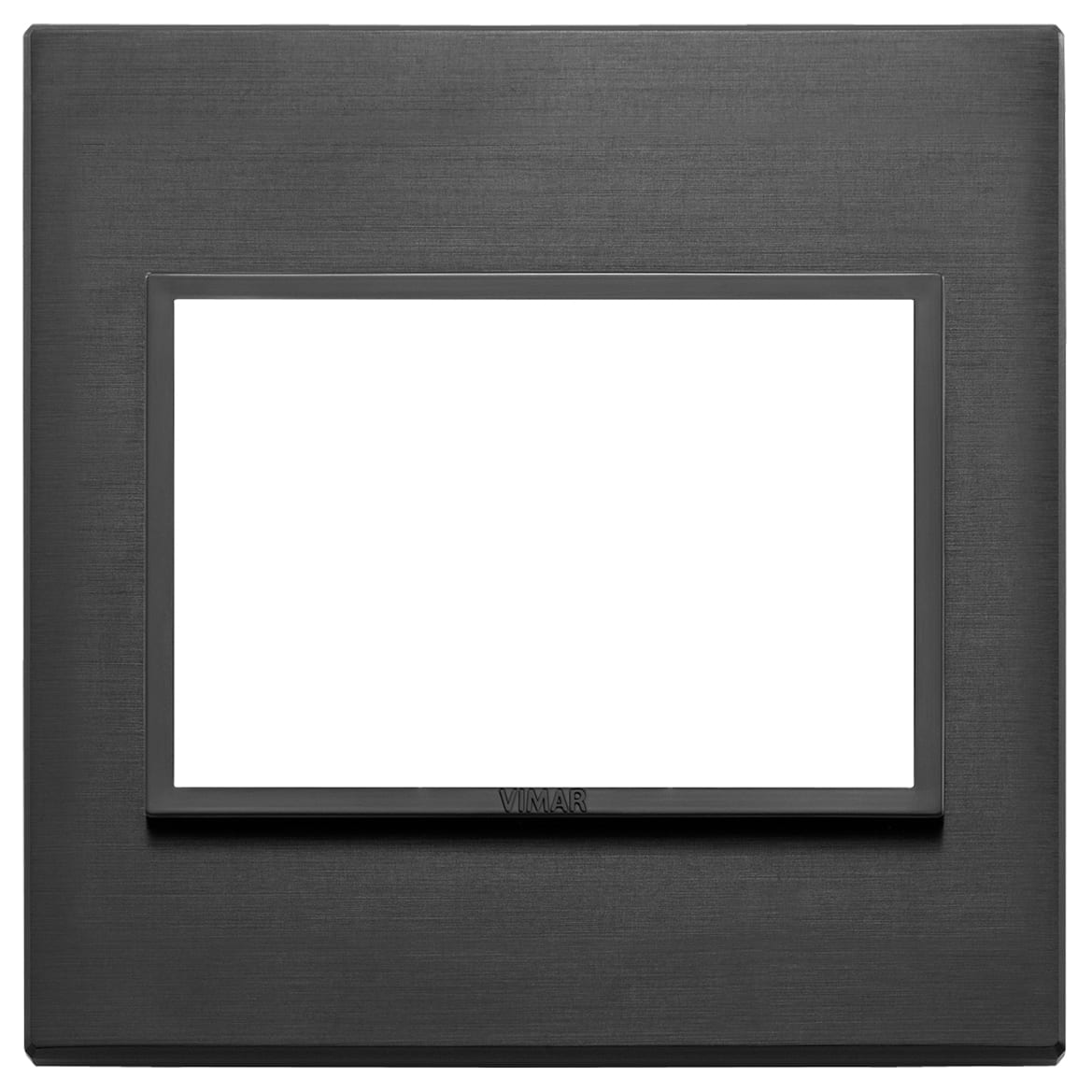 VIMAR - PLACCA 3M BS NERO TOTALE