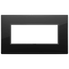 VIMAR - PLACCA 5M BS NERO TOTALE DIAMANTE