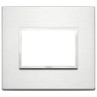 VIMAR - PLACCA 3M ALLUMINIO BRILLANTE