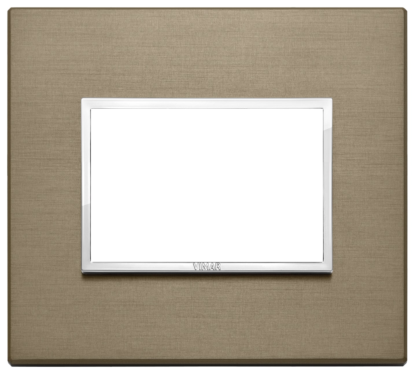 VIMAR - PLACCA 3M BRONZO SCURO