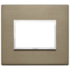 VIMAR - PLACCA 3M BRONZO SCURO