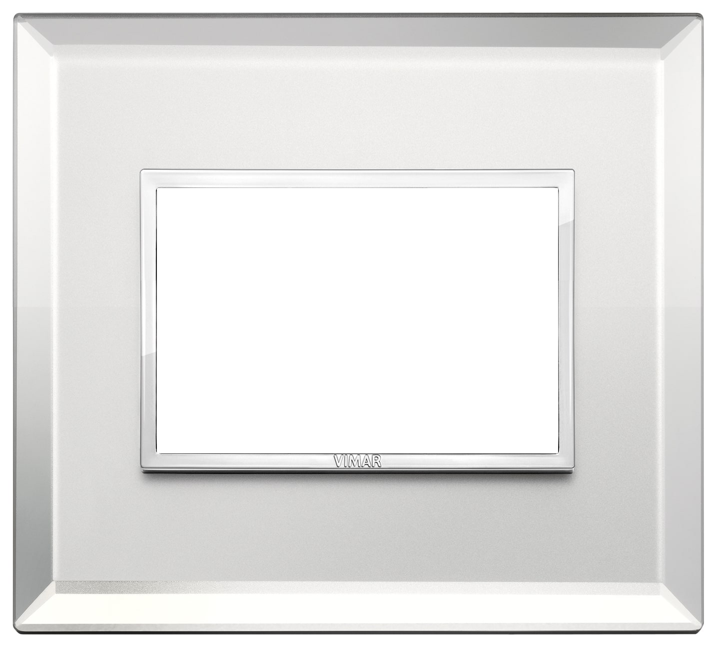 VIMAR - PLACCA 3M ARGENTO GHIACCIO