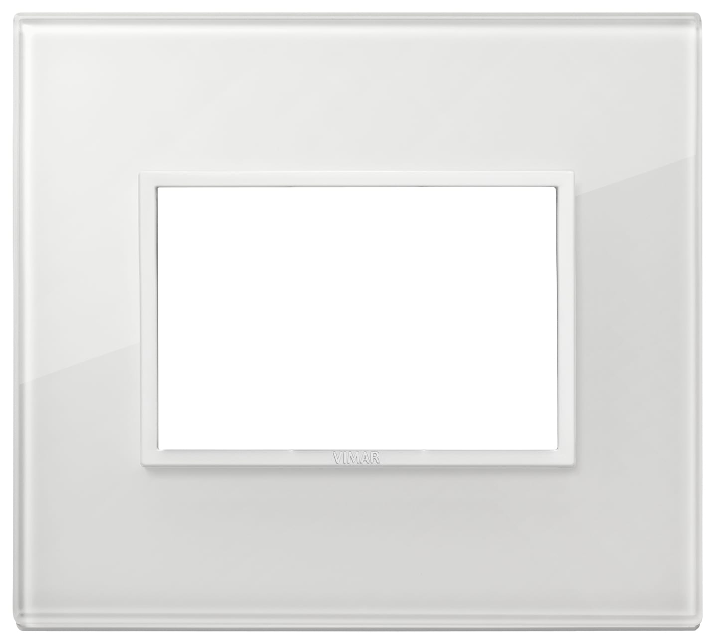 VIMAR - PLACCA 3M BIANCO TOTALE DIAMANTE