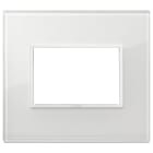 VIMAR - PLACCA 3M BIANCO TOTALE DIAMANTE