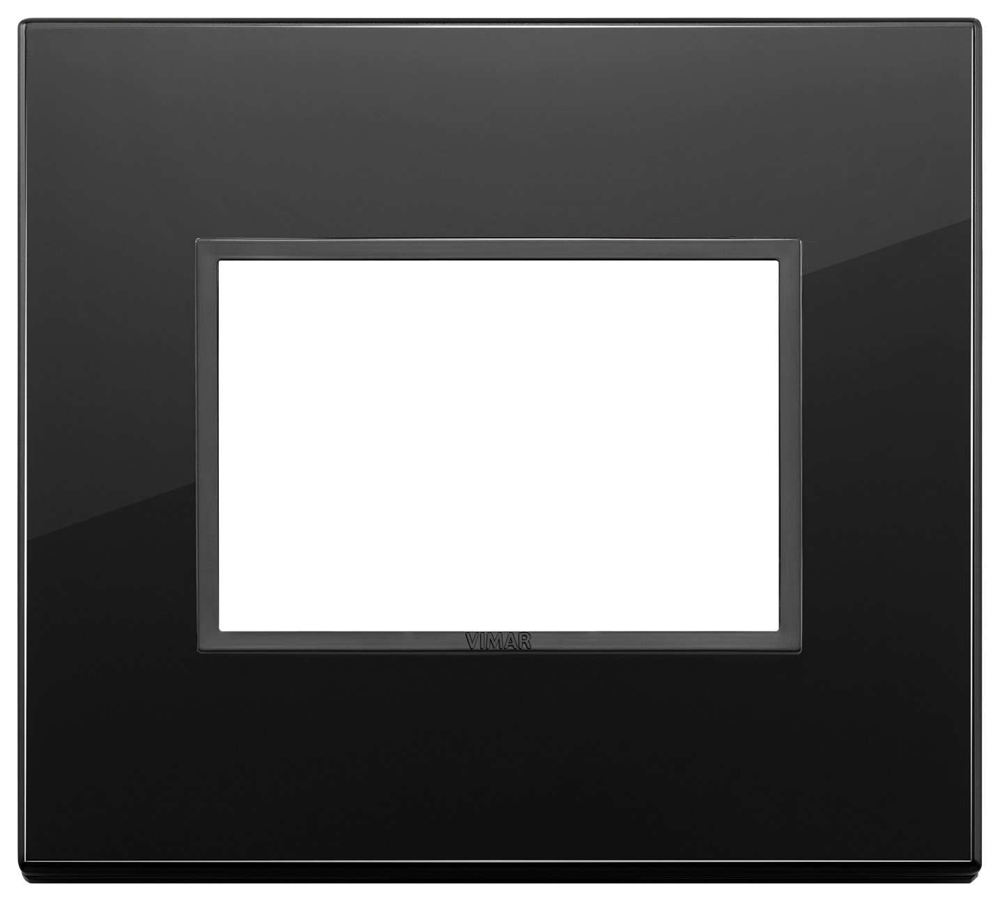 VIMAR - PLACCA 3M NERO TOTALE DIAMANTE