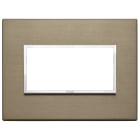 VIMAR - PLACCA 4M BRONZO SCURO