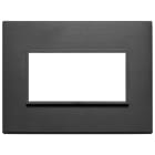 VIMAR - PLACCA 4M NERO TOTALE