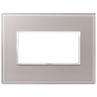 VIMAR - PLACCA 4M GRIGIO PERLA