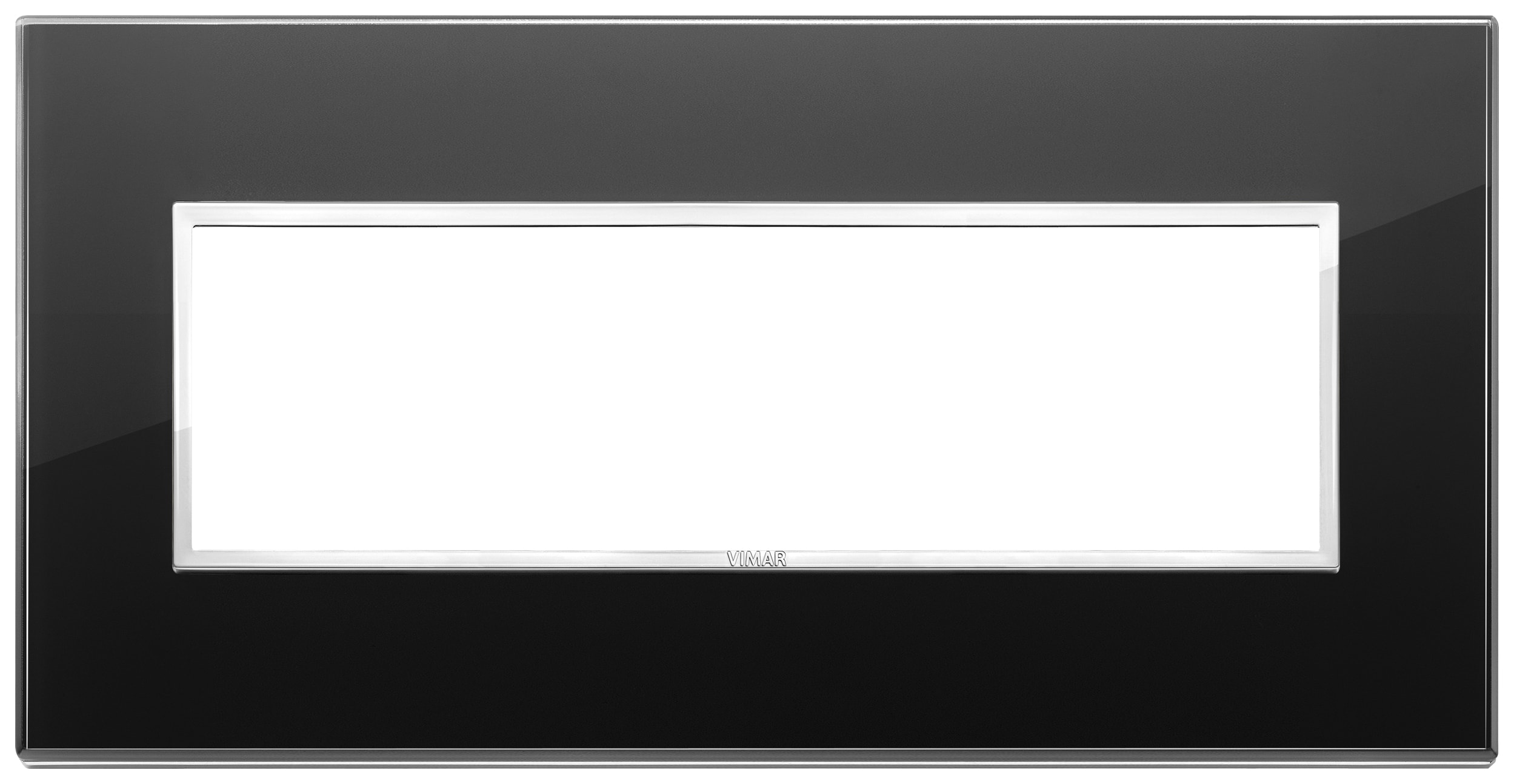 VIMAR - PLACCA 7M NERO DIAMANTE