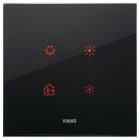 VIMAR - PLACCA 2M NERO DIAMANTE