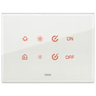 VIMAR - PLACCA 4M BIANCO DIAMANTE